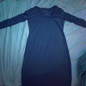 Really cute, black dress!